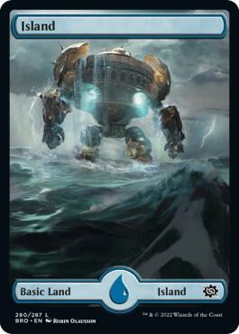 Island 280 Full Art 280/287 (The Brothers' War)  | Good Games Modbury