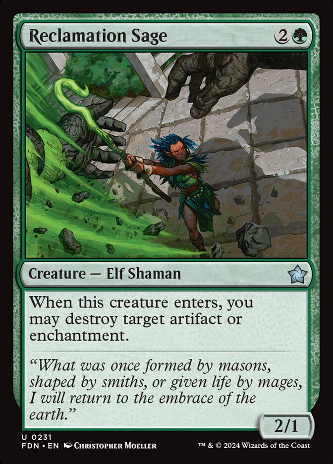 Reclamation Sage 231/291 (Foundations)  - Foil | Good Games Modbury