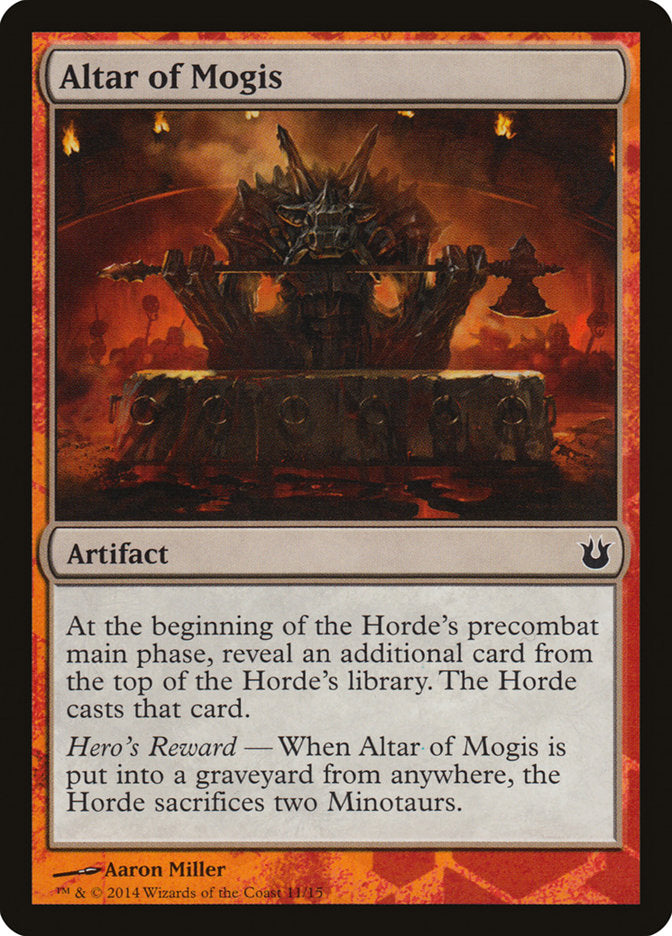Altar of Mogis [Born of the Gods Battle the Horde] | Good Games Modbury