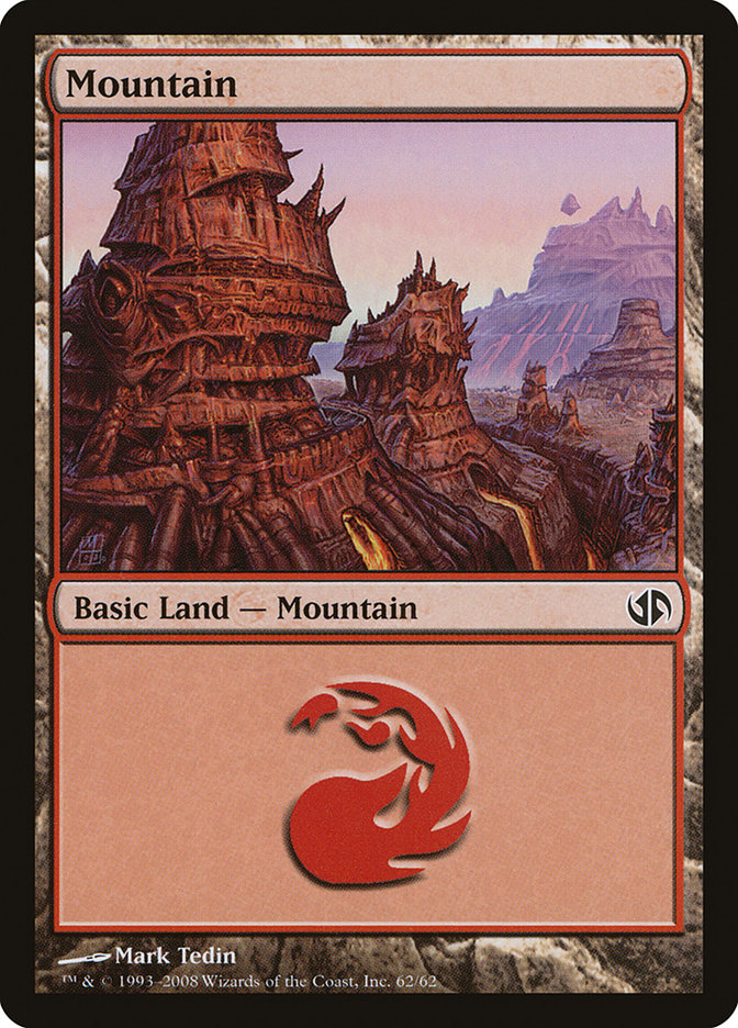 Mountain (62) [Duel Decks: Jace vs. Chandra] | Good Games Modbury