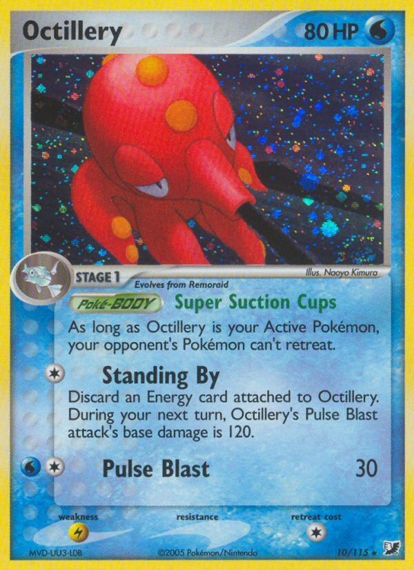 Octillery (10/115) [EX: Unseen Forces] | Good Games Modbury