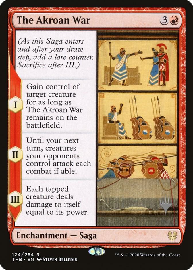 The Akroan War 124 (Promo Pack: Theros Beyond Death)  - Foil | Good Games Modbury