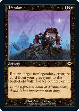 Persist Retro Frame Foil Etched 400 (Modern Horizons 2)  - Foil | Good Games Modbury