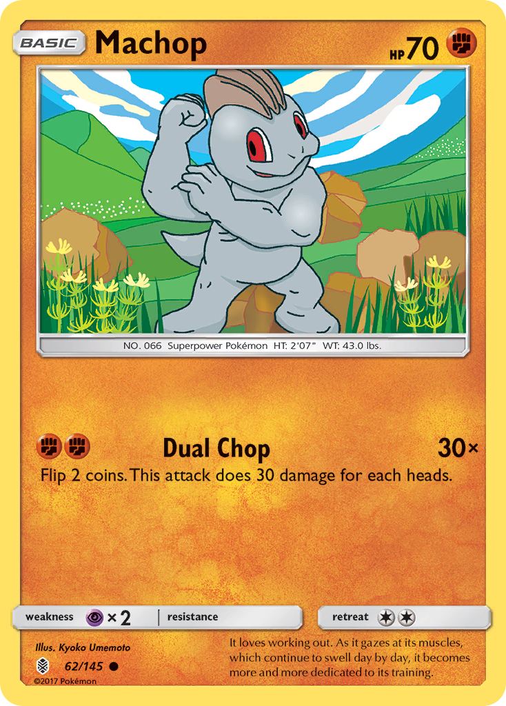 Machop (62/145) [Sun & Moon: Guardians Rising] | Good Games Modbury