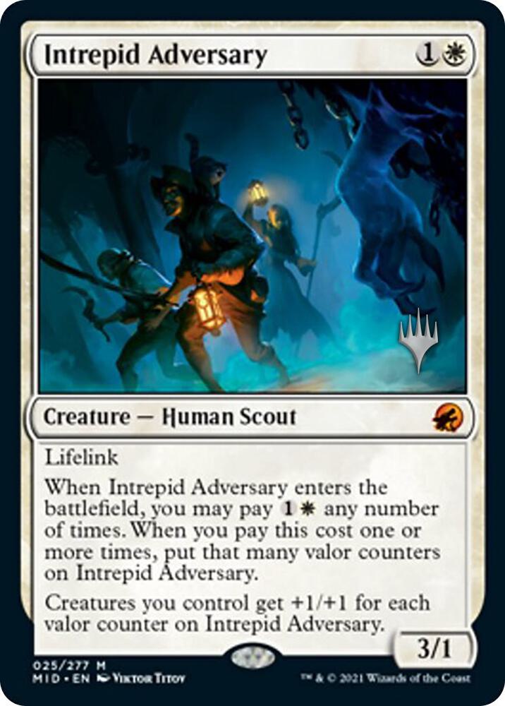 Intrepid Adversary 25 (Promo Pack: Innistrad: Midnight Hunt)  | Good Games Modbury
