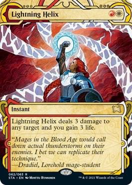 Lightning Helix 62/63 (Strixhaven: Mystical Archives)  - Foil | Good Games Modbury
