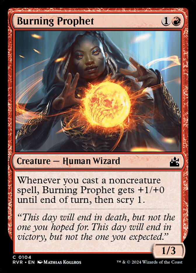 Burning Prophet 104/291 (Ravnica Remastered)  | Good Games Modbury