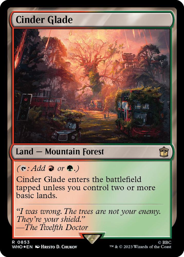 Cinder Glade 853/331 (Universes Beyond: Doctor Who)  - Surge Foil | Good Games Modbury