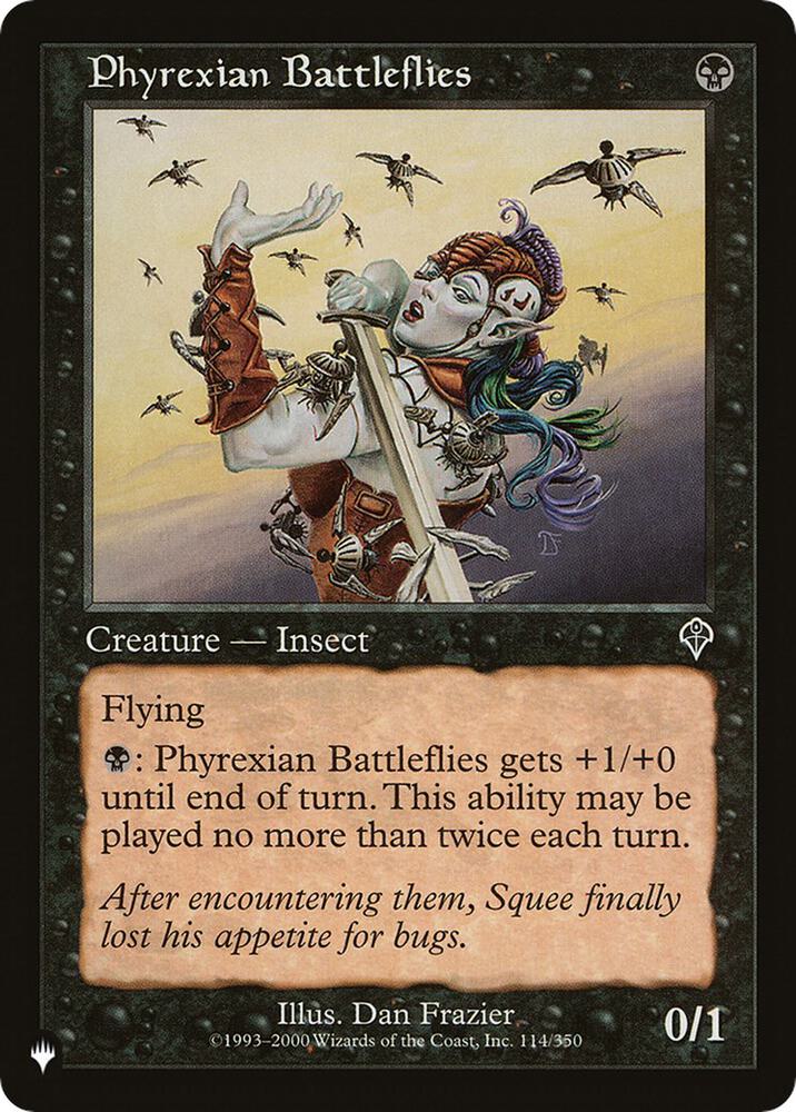 Phyrexian Battleflies INV-114/5075 (The List Reprints)  | Good Games Modbury