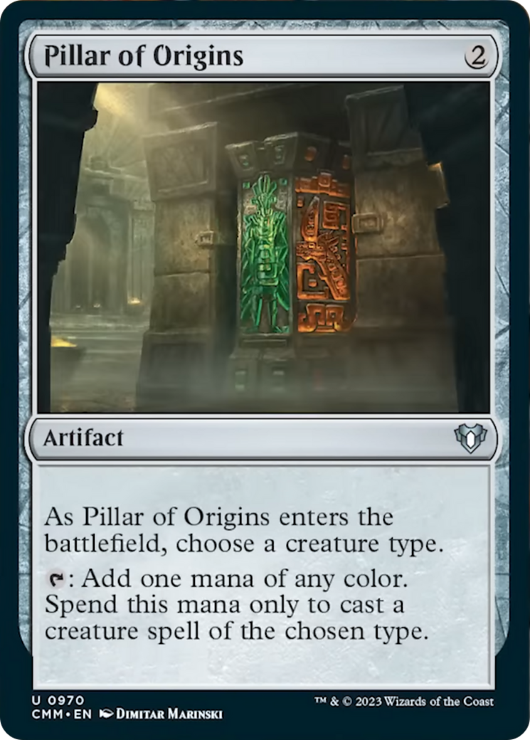 Pillar of Origins [Commander Masters] | Good Games Modbury