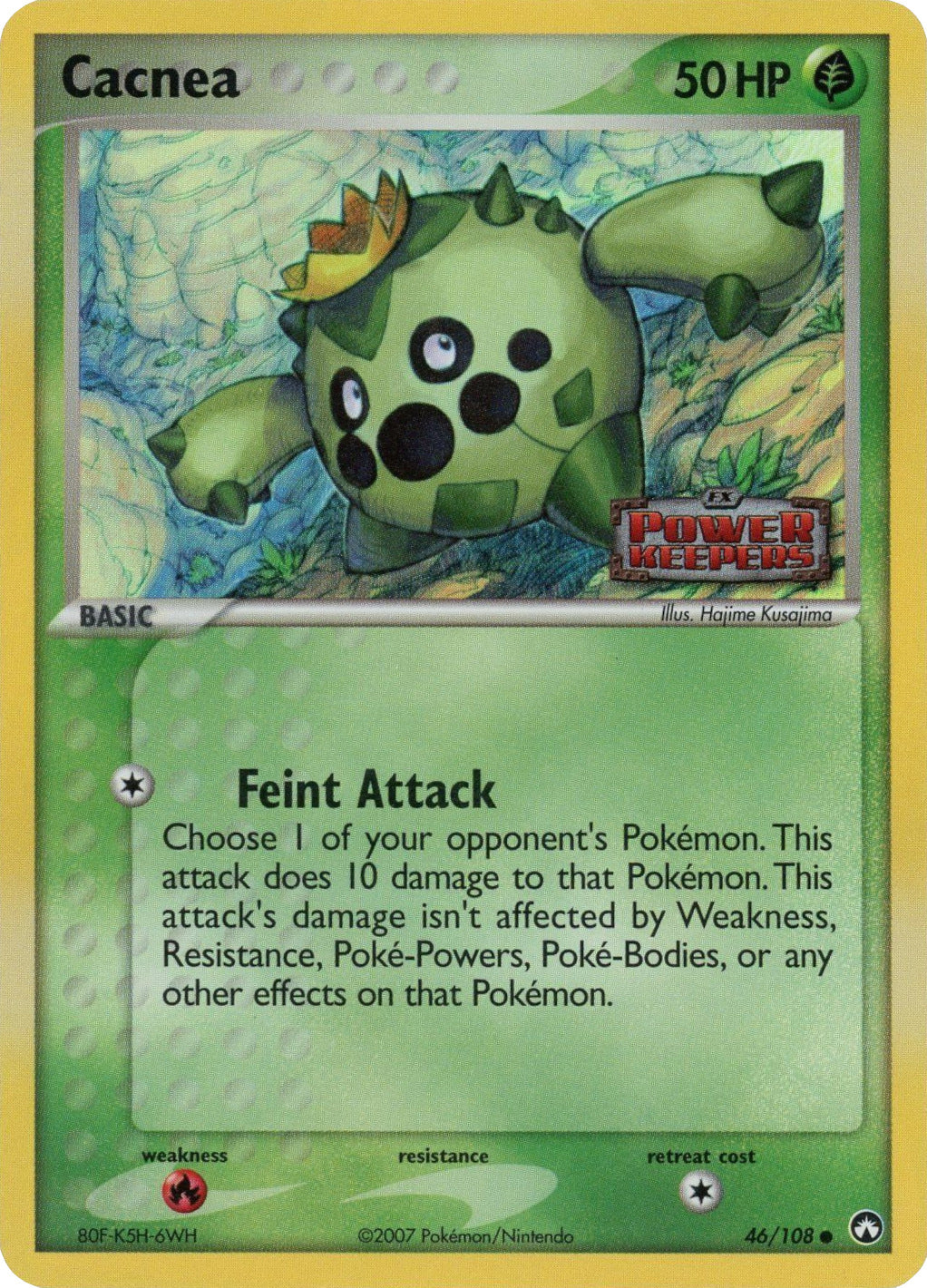Cacnea (46/108) (Stamped) [EX: Power Keepers] | Good Games Modbury