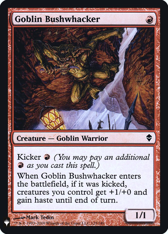 Goblin Bushwhacker [Mystery Booster] | Good Games Modbury