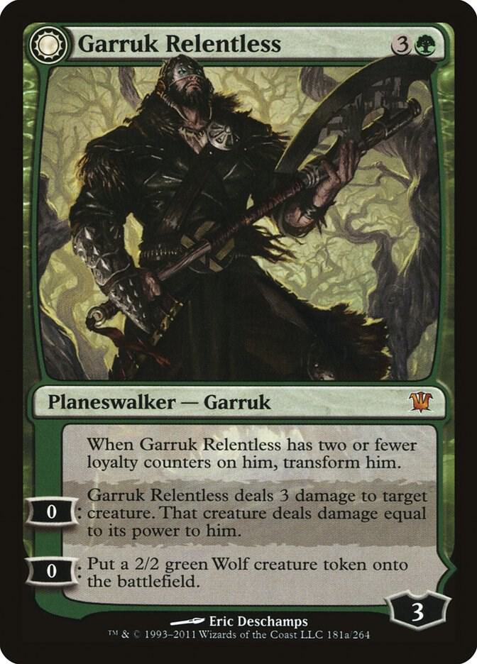 Garruk Relentless // Garruk, the Veil-Cursed 181/264 (Innistrad)  | Good Games Modbury