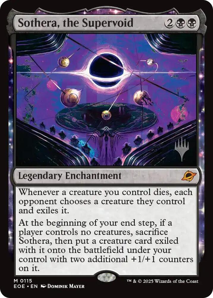 Sothera the Supervoid 115 (Promo Pack: Edge of Eternities)  - Foil | Good Games Modbury