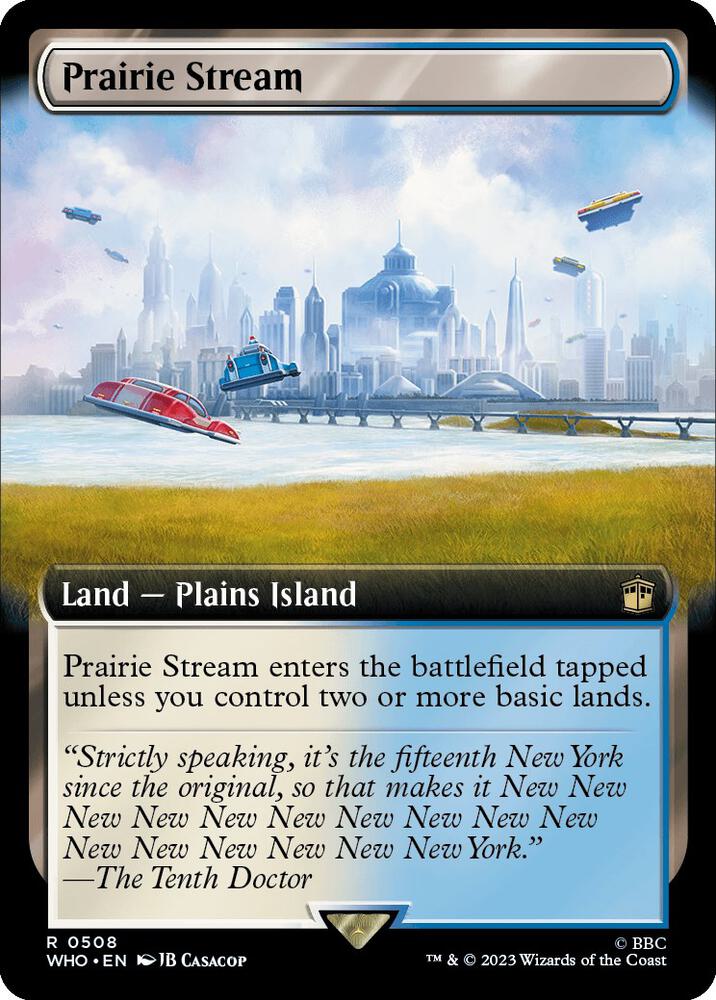 Prairie Stream 508/331 (Universes Beyond: Doctor Who)  - Extended Art Foil | Good Games Modbury