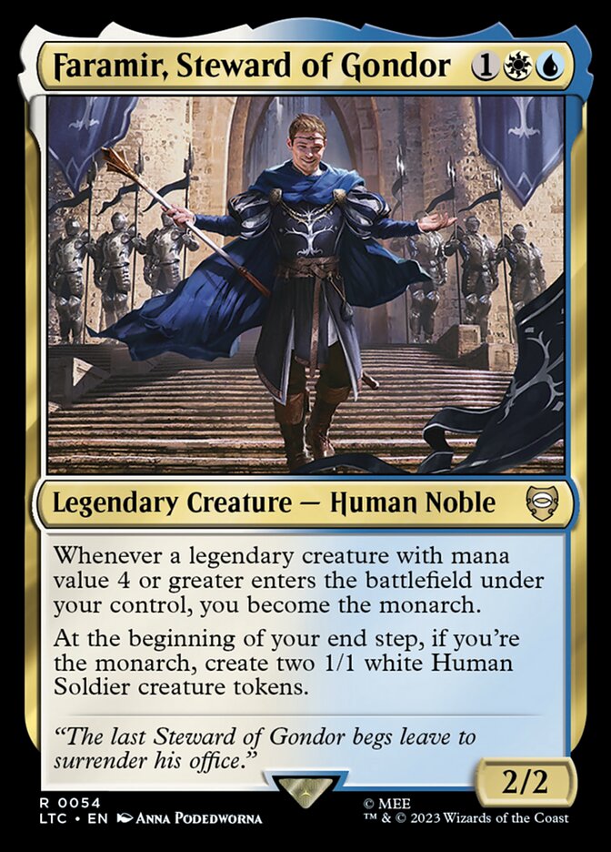 Faramir, Steward of Gondor 54 (Commander: The Lord of the Rings: Tales of Middle-earth)  | Good Games Modbury