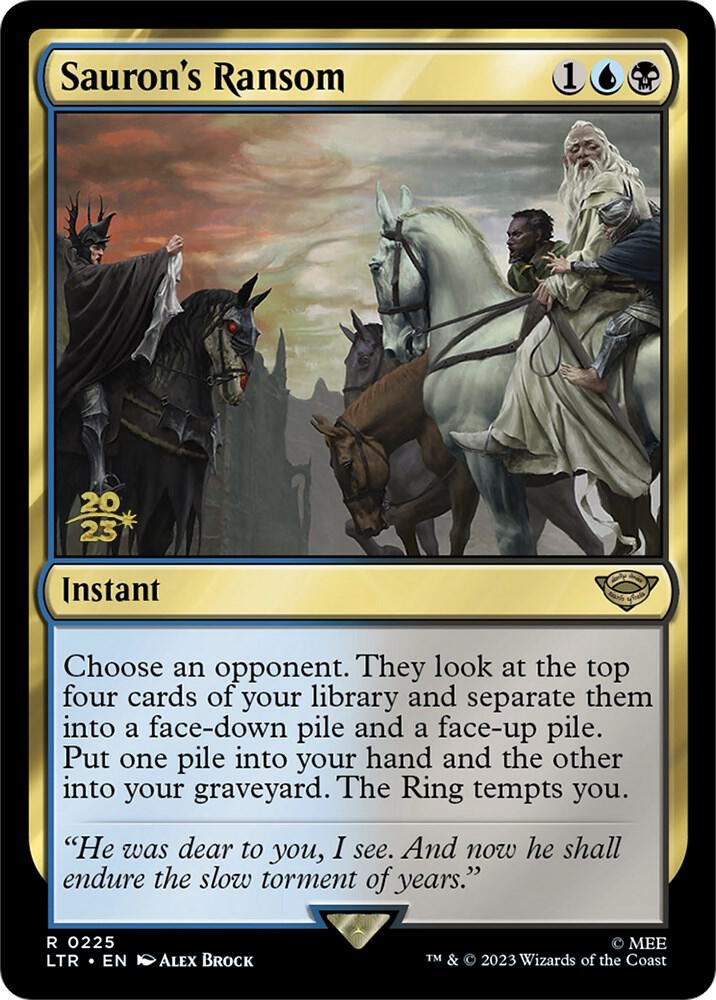Saurons Ransom 225s/86 (Prerelease Cards)  - Foil | Good Games Modbury