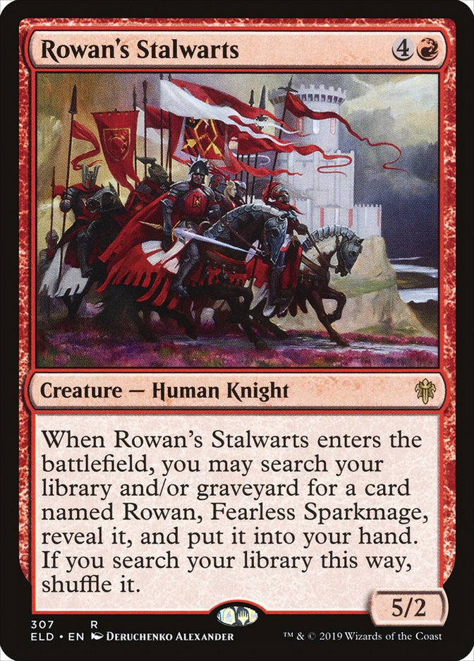 Rowan's Stalwarts 307/269 (Throne of Eldraine)  | Good Games Modbury