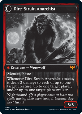 Volatile Arsonist // Dire-Strain Anarchist [Innistrad: Double Feature] | Good Games Modbury