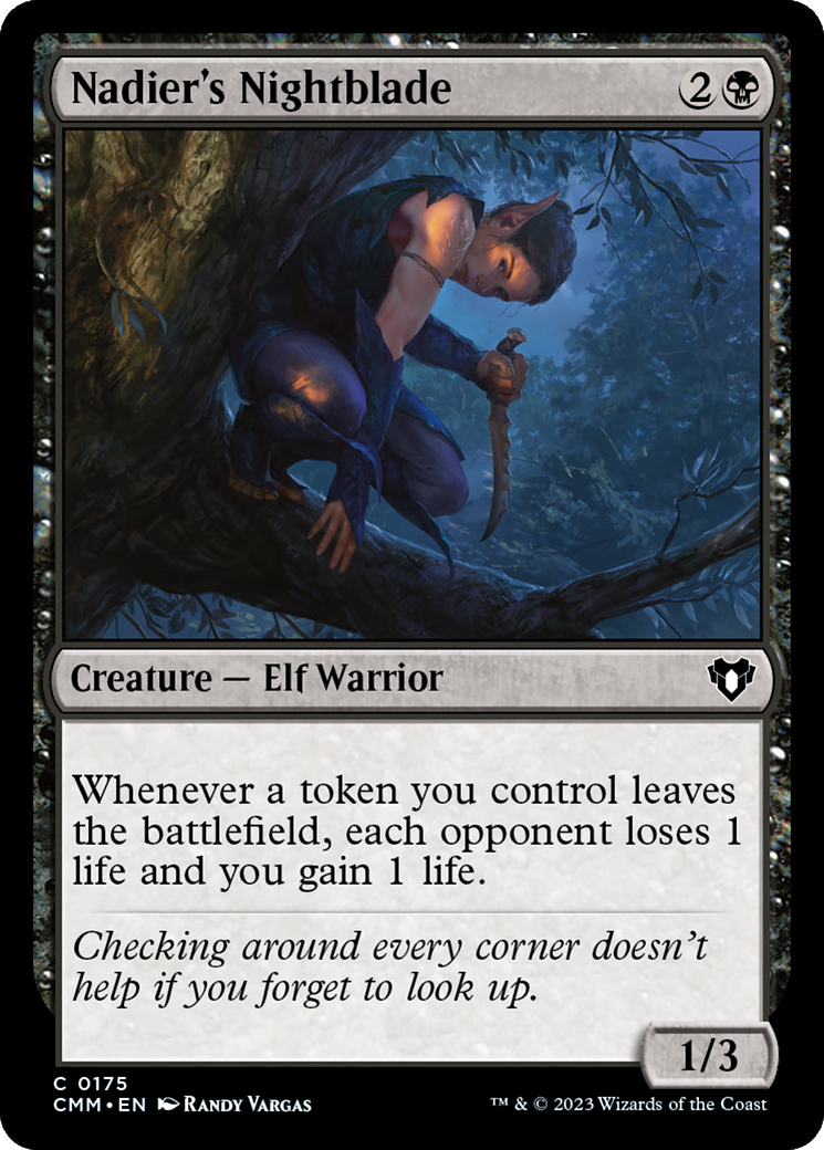 Nadier's Nightblade [Commander Masters] | Good Games Modbury