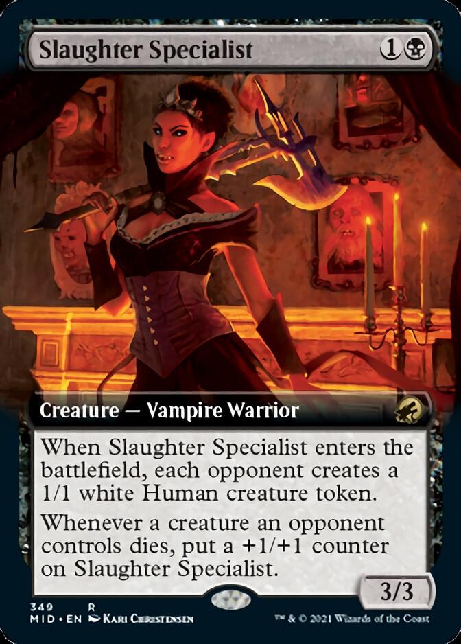 Slaughter Specialist (Extended Art) [Innistrad: Midnight Hunt] | Good Games Modbury