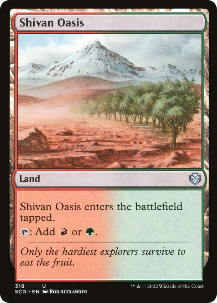 Shivan Oasis 318/352 (Starter Commander Decks)  | Good Games Modbury