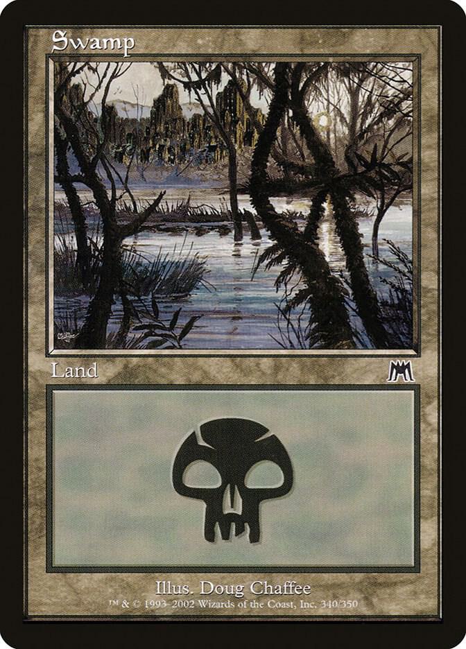 Swamp 340/350 (Onslaught)  - Foil | Good Games Modbury