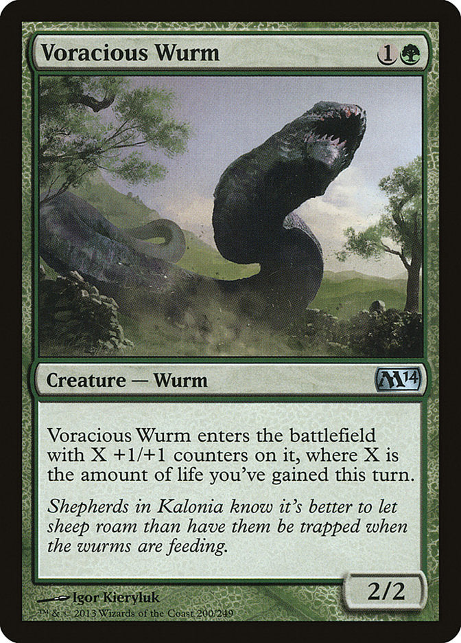 Voracious Wurm [Magic 2014] | Good Games Modbury