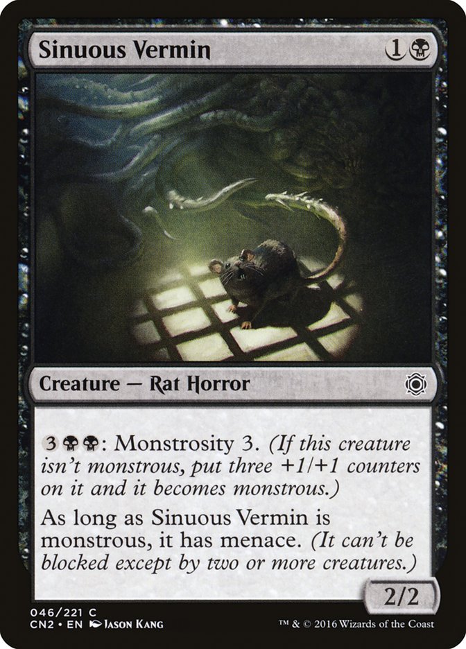 Sinuous Vermin 46/221 (Conspiracy: Take the Crown)  - Foil | Good Games Modbury