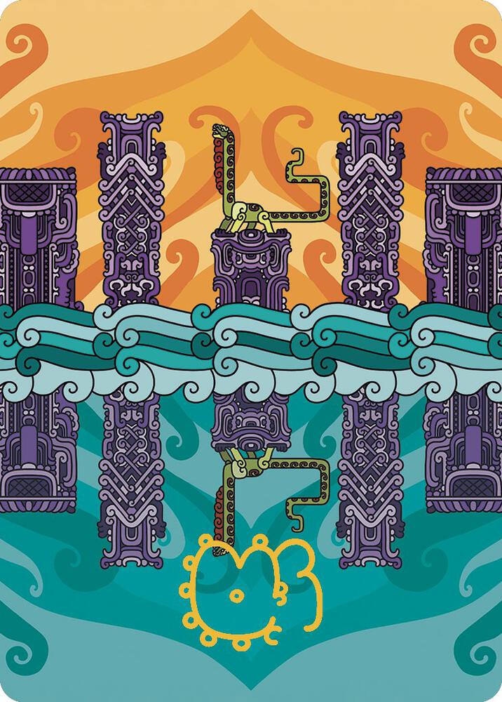 Echoing Deeps Art Card Gold Stamped Signature 64 (Art Series: The Lost Caverns of Ixalan)  | Good Games Modbury