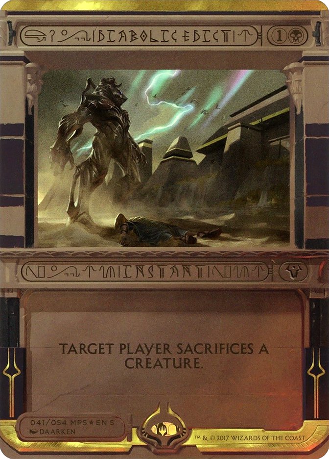 Diabolic Edict (Invocation) [Amonkhet Invocations] | Good Games Modbury