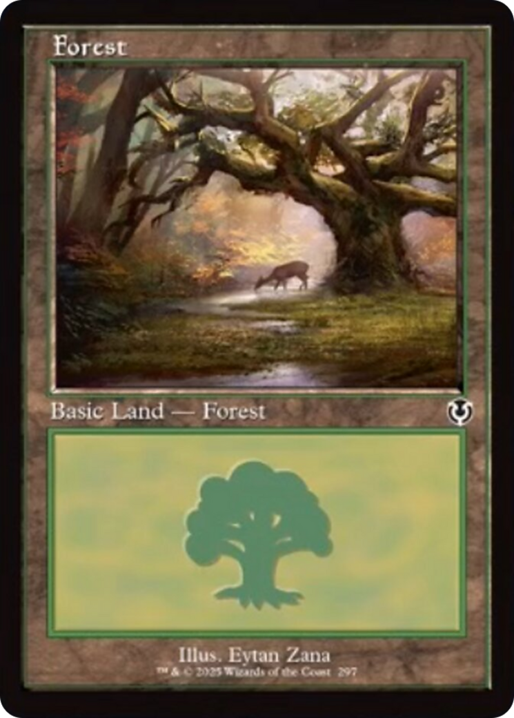 Forest (297) (Retro Frame) [Innistrad Remastered] | Good Games Modbury