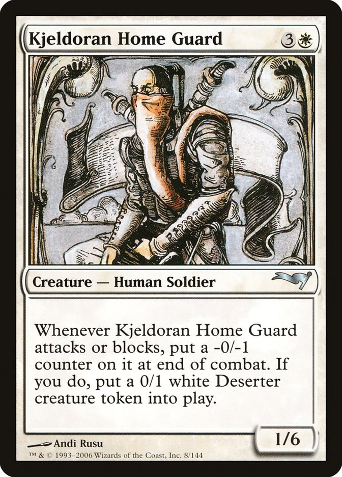 Kjeldoran Home Guard [Coldsnap Theme Decks] | Good Games Modbury