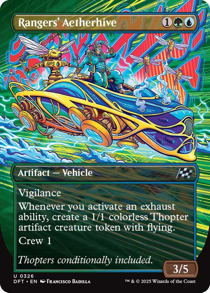 Rangers' Aetherhive 326/291 (Aetherdrift)  - Borderless Foil | Good Games Modbury