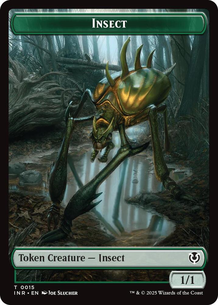 Insect Spider Double Sided Token 15 // 16 (Innistrad Remastered)  - Foil | Good Games Modbury