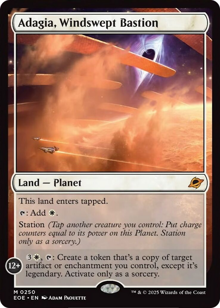 Adagia, Windswept Bastion [Edge of Eternities] | Good Games Modbury