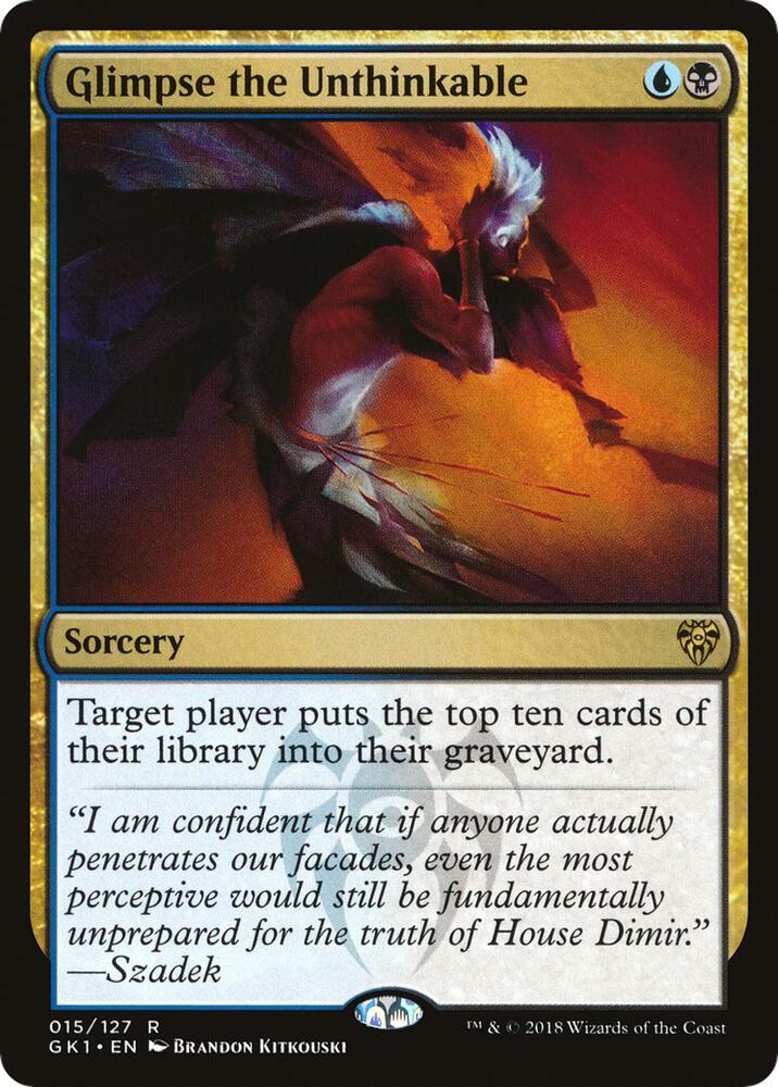 Glimpse the Unthinkable 15 (Guilds of Ravnica: Guild Kits)  | Good Games Modbury
