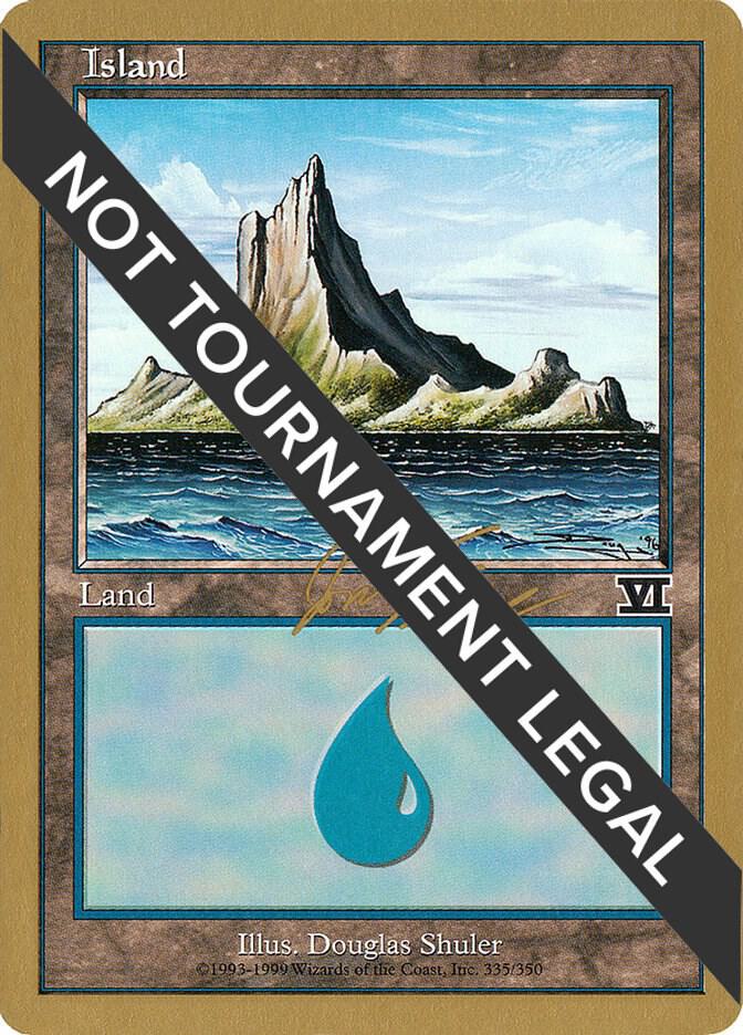 Island 335 2000 Jon Finkel 6ED jf335/117 (World Championship Decks)  | Good Games Modbury