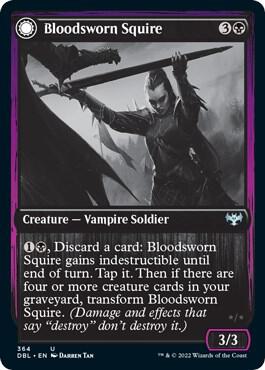 Bloodsworn Squire 364 (Innistrad: Double Feature)  - Foil | Good Games Modbury