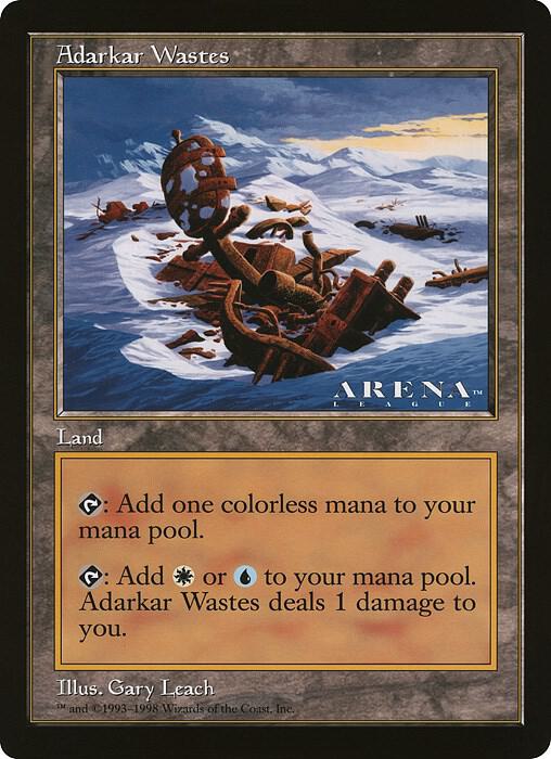 Adarkar Wastes Arena League  (Oversize Cards)  | Good Games Modbury