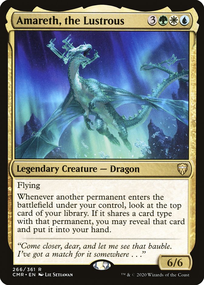 Amareth, the Lustrous 266 (Commander Legends)  - Foil | Good Games Modbury