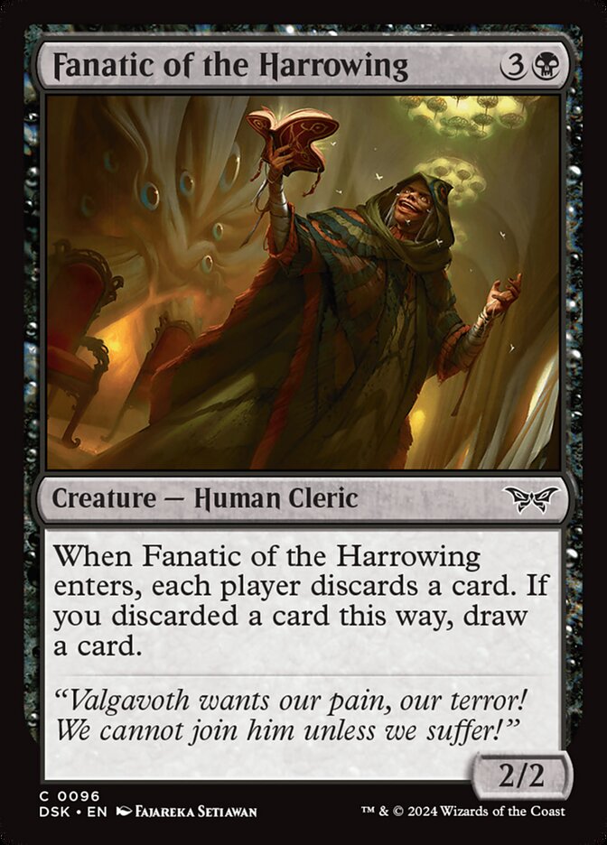 Fanatic of the Harrowing 96/286 (Duskmourn: House of Horror)  - Foil | Good Games Modbury