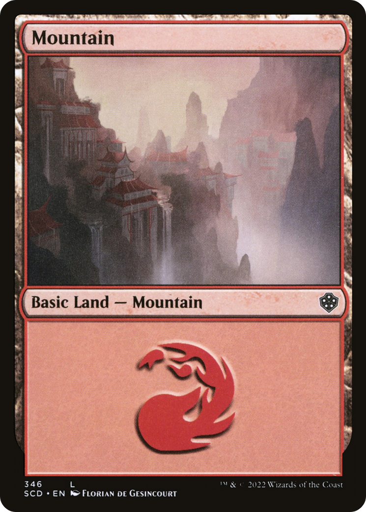 Mountain (346) [Starter Commander Decks] | Good Games Modbury