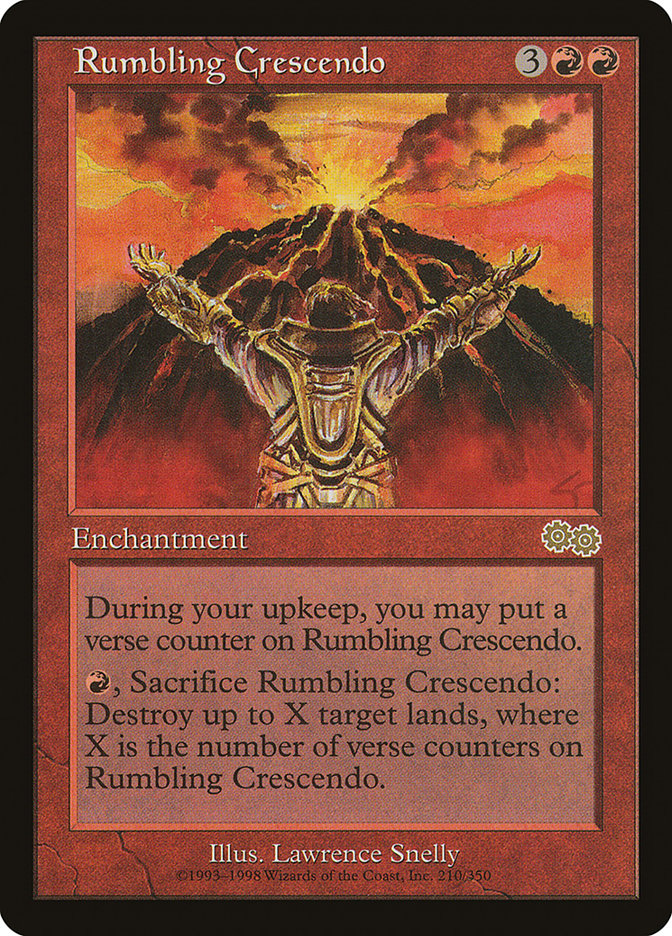 Rumbling Crescendo 210/350 (Urza's Saga)  | Good Games Modbury
