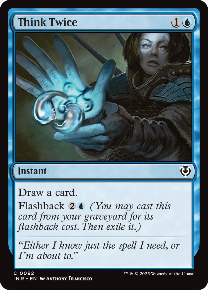 Think Twice 92/287 (Innistrad Remastered)  - Foil | Good Games Modbury