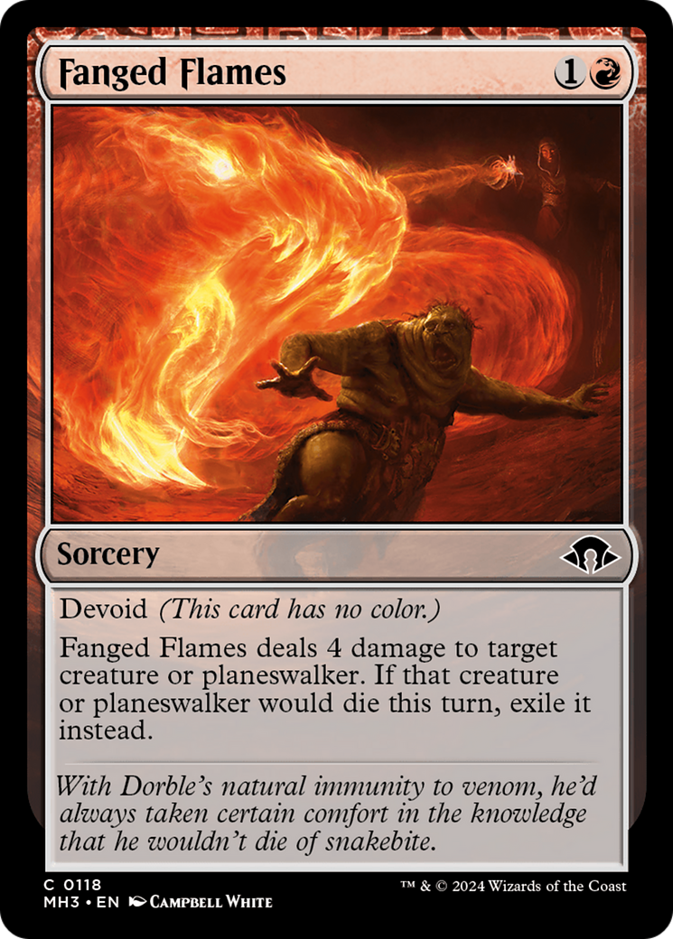 Fanged Flames [Modern Horizons 3] | Good Games Modbury