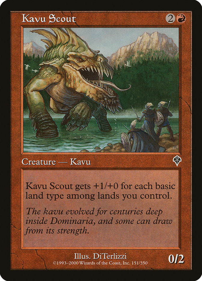 Kavu Scout [Invasion] | Good Games Modbury
