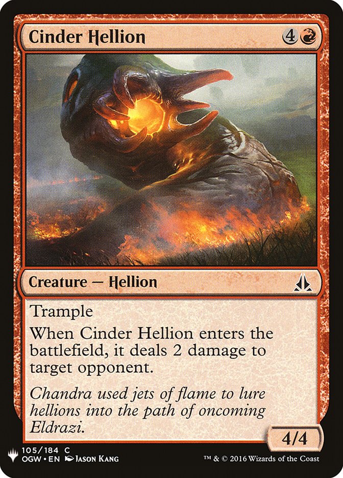 Cinder Hellion [Mystery Booster] | Good Games Modbury