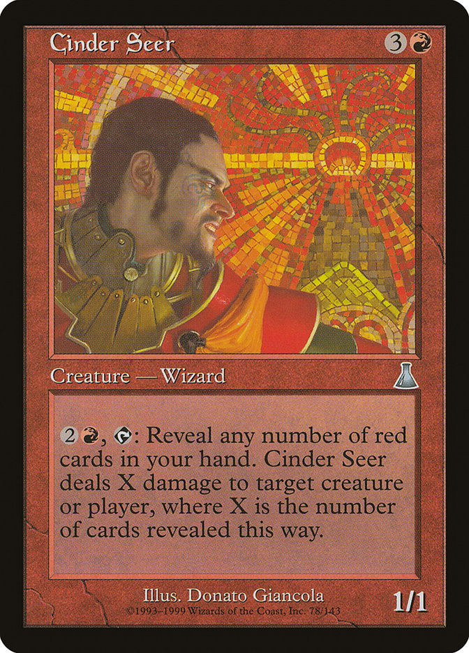 Cinder Seer 78/143 (Urza's Destiny)  - Foil | Good Games Modbury