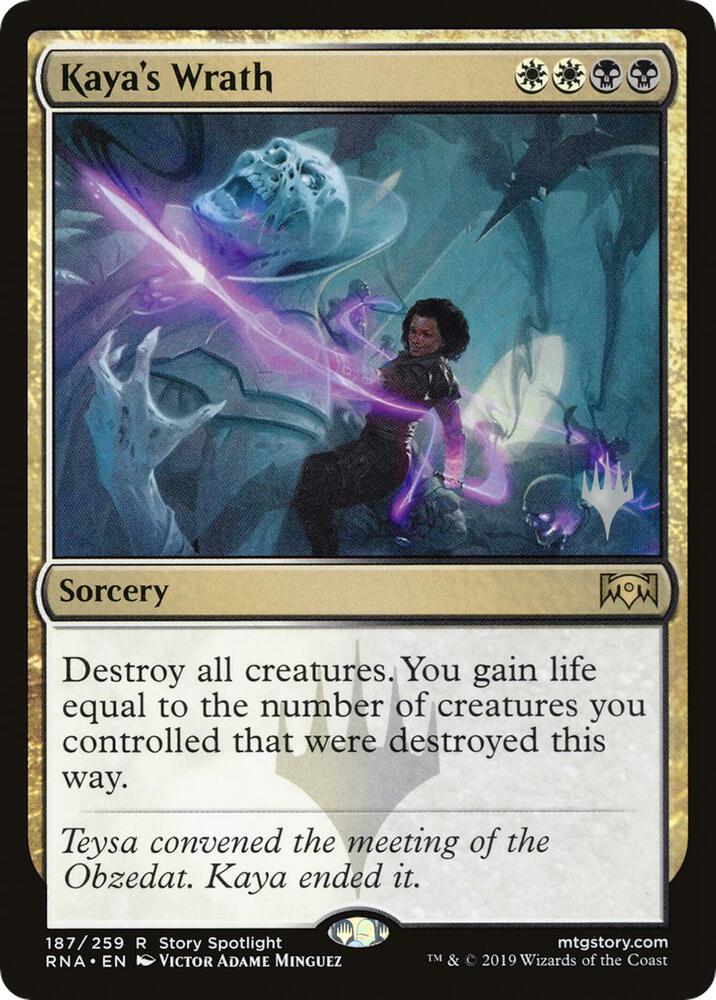 Kayas Wrath 187 (Promo Pack: Throne of Eldraine)  - Foil | Good Games Modbury